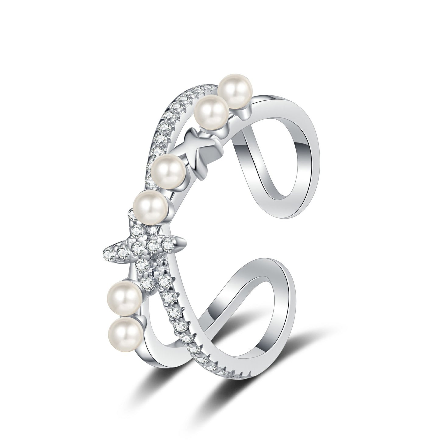 Romantic Pearl Ring for Special Moments