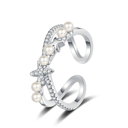 Romantic Pearl Ring for Special Moments