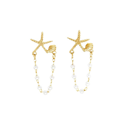 Delicate Artisan Pearl Earring