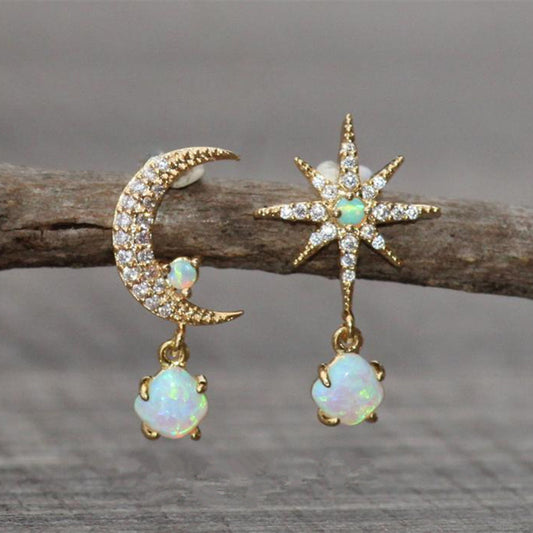 Vintage Handmade Gold Earring