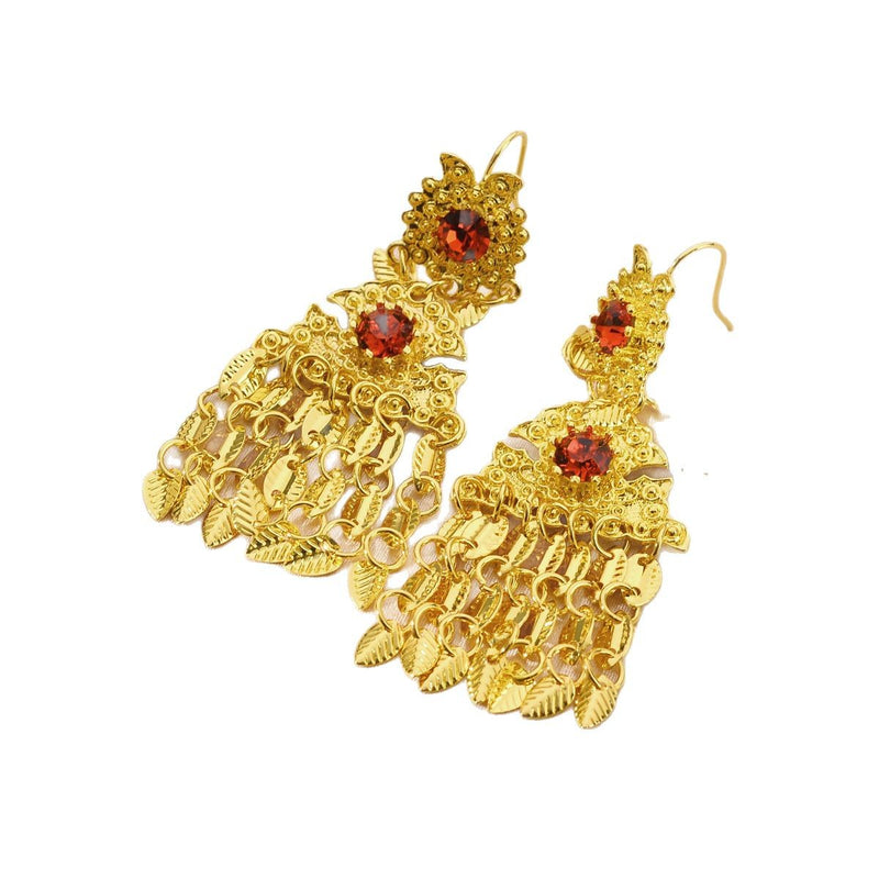 Delicate Artisan Gold Earring