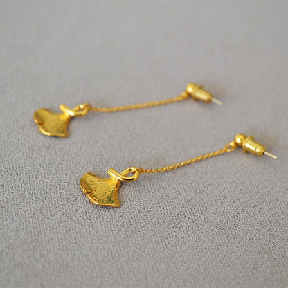 Vintage Handmade Gold Earring