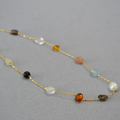 Delicate Artisan Pearl Necklace
