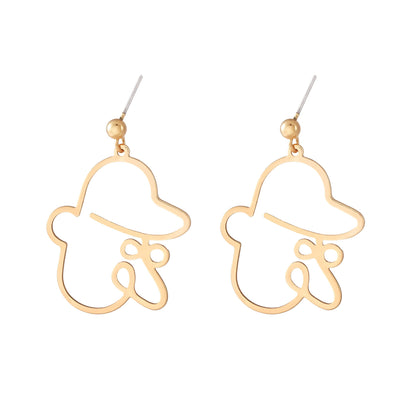 Beautiful Gold Earring with Unique Style