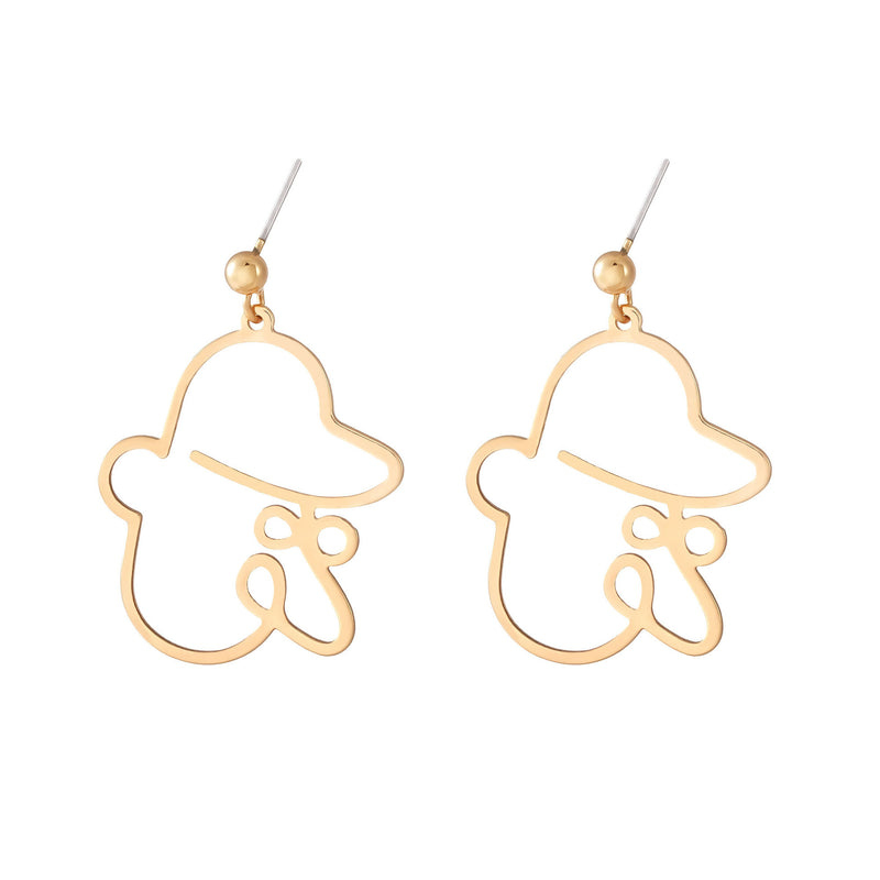 Beautiful Gold Earring with Unique Style