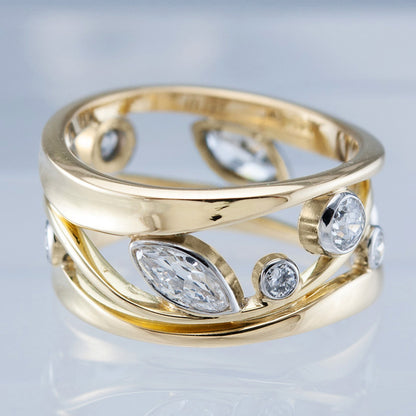 Beautiful Gold Ring with Unique Style
