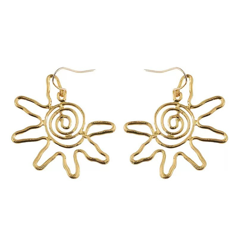 Romantic Gold Earring for Special Moments