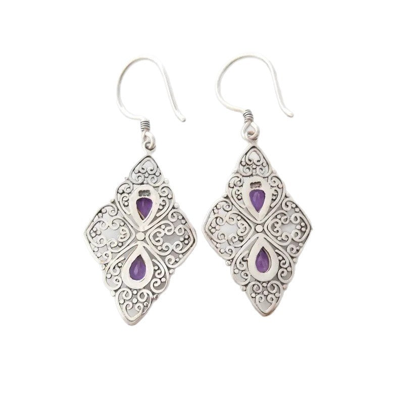 Vintage Handmade Silver Earring