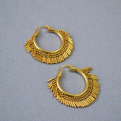 Romantic Gold Earring for Special Moments