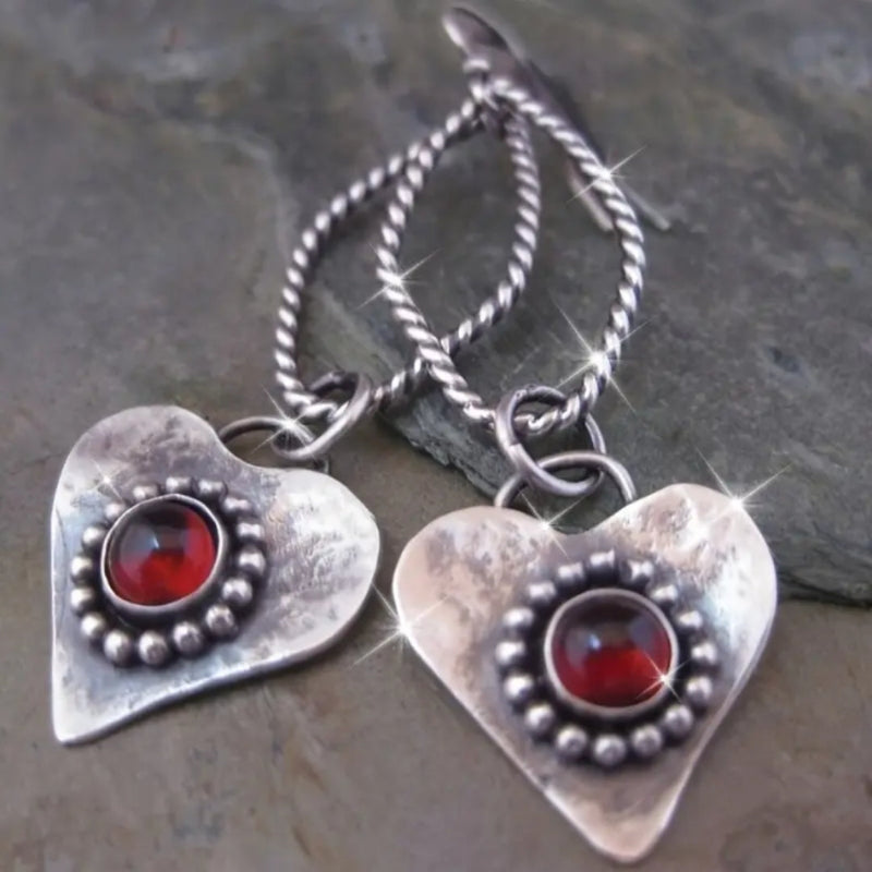 Vintage Handmade Silver Earring
