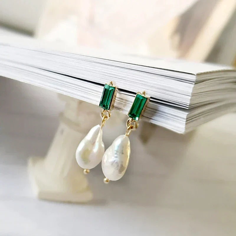 Delicate Artisan Gold Earring