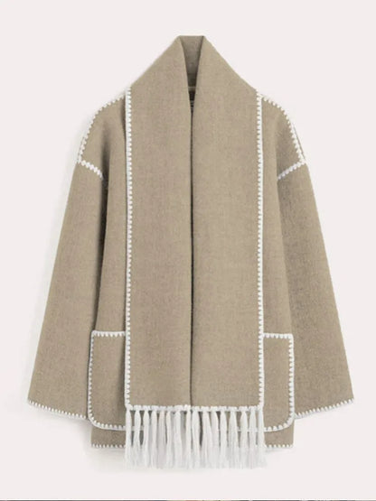 JO | Stylish warm scarf and jacket