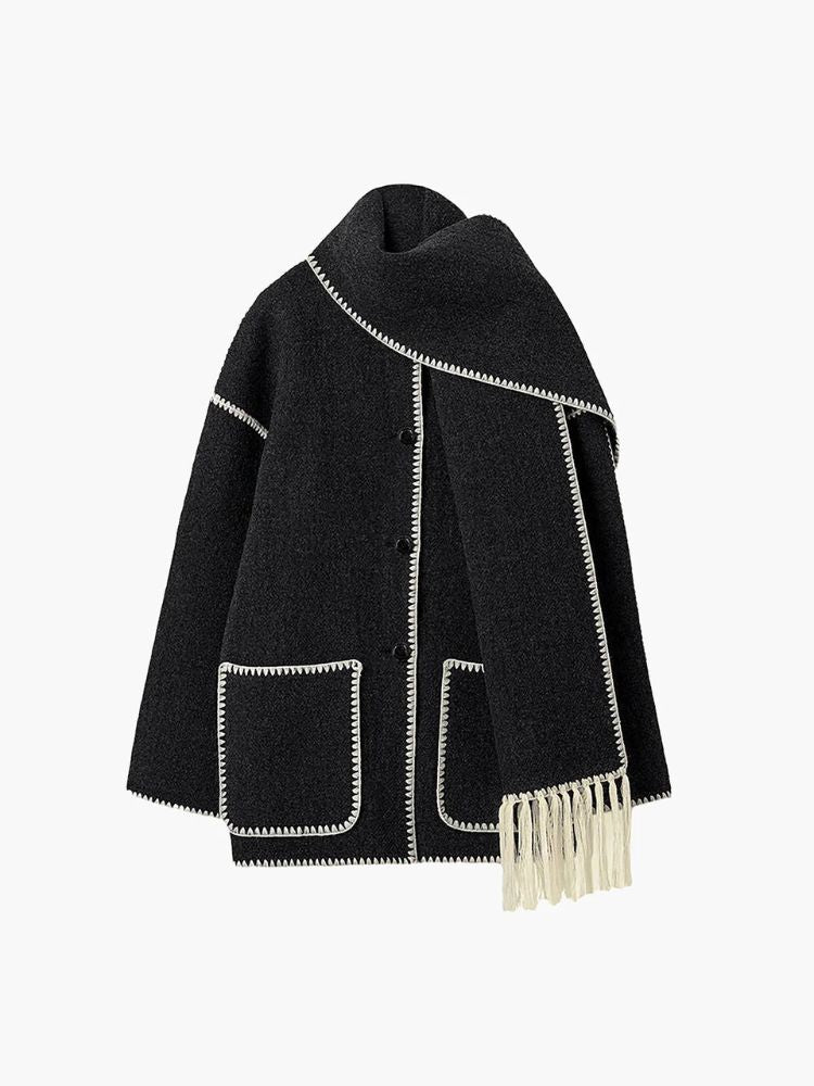 JO | Stylish warm scarf and jacket