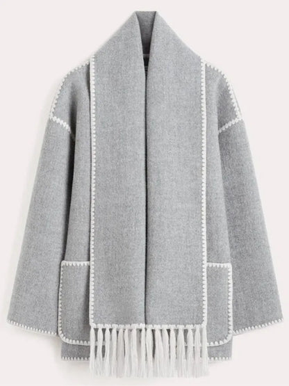 JO | Stylish warm scarf and jacket