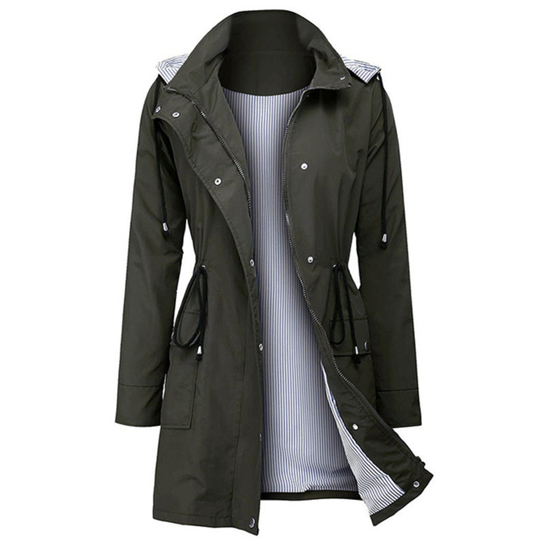 JO | Waterproof jacket with hood and buttons