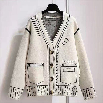 JO | Expressive and insulated cardigan