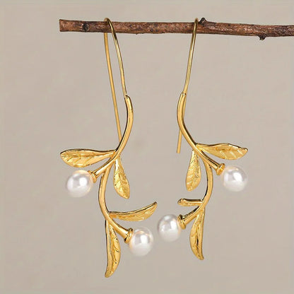 Vintage Handmade Gold Earring