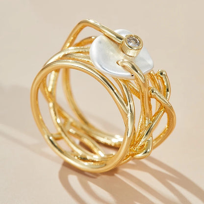 Romantic Gold Ring for Special Moments