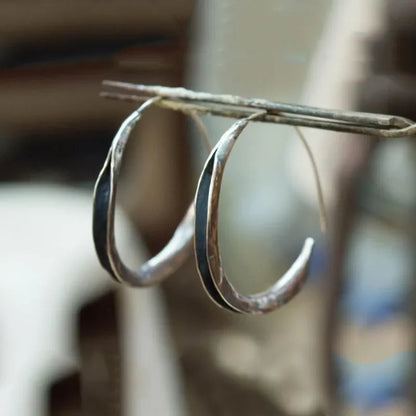Vintage Handmade Silver Earring