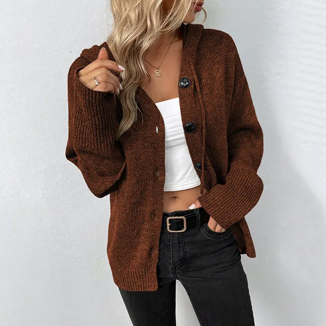JO | Cozy cardigan with hood