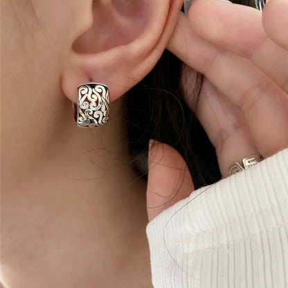 Classic Silver Earring with Timeless Appeal