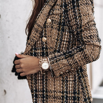 JO | Chic checked blazer for women