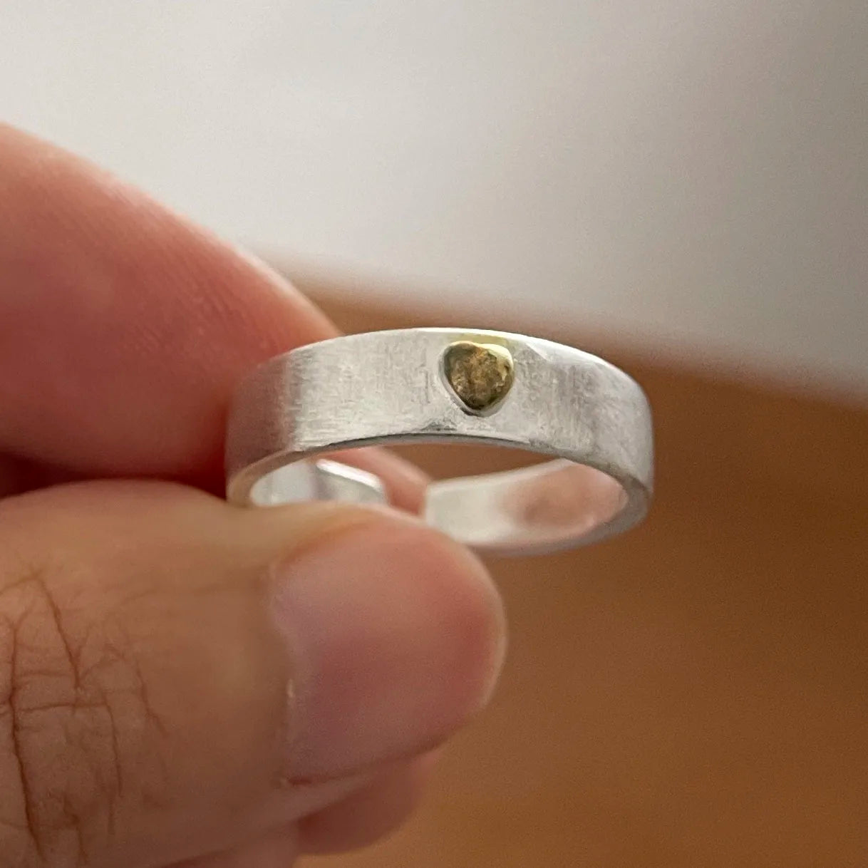 Delicate Artisan Silver Ring