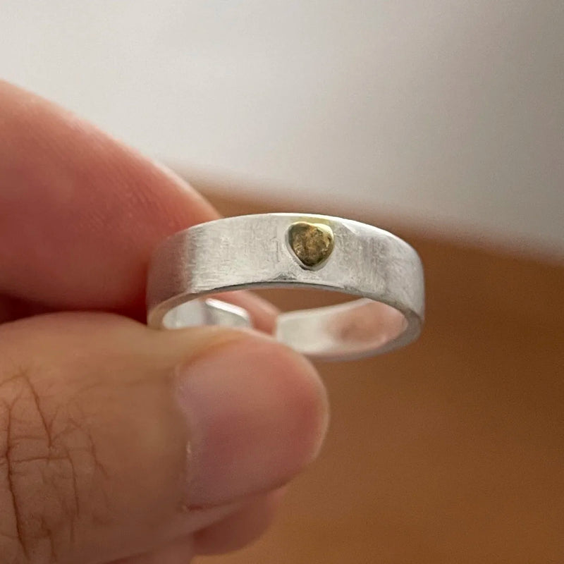 Delicate Artisan Silver Ring