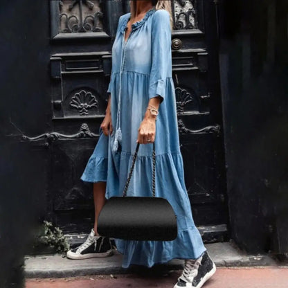 KS | Denim maxi dress