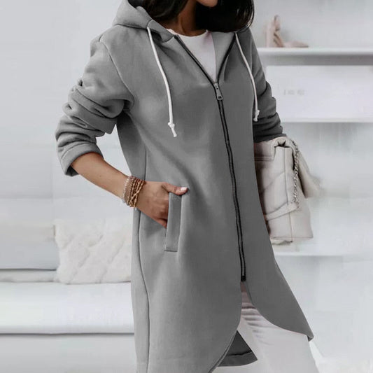 JO | Mid-length jacket with hood