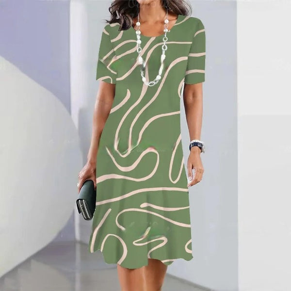 KS | Printed midi dress