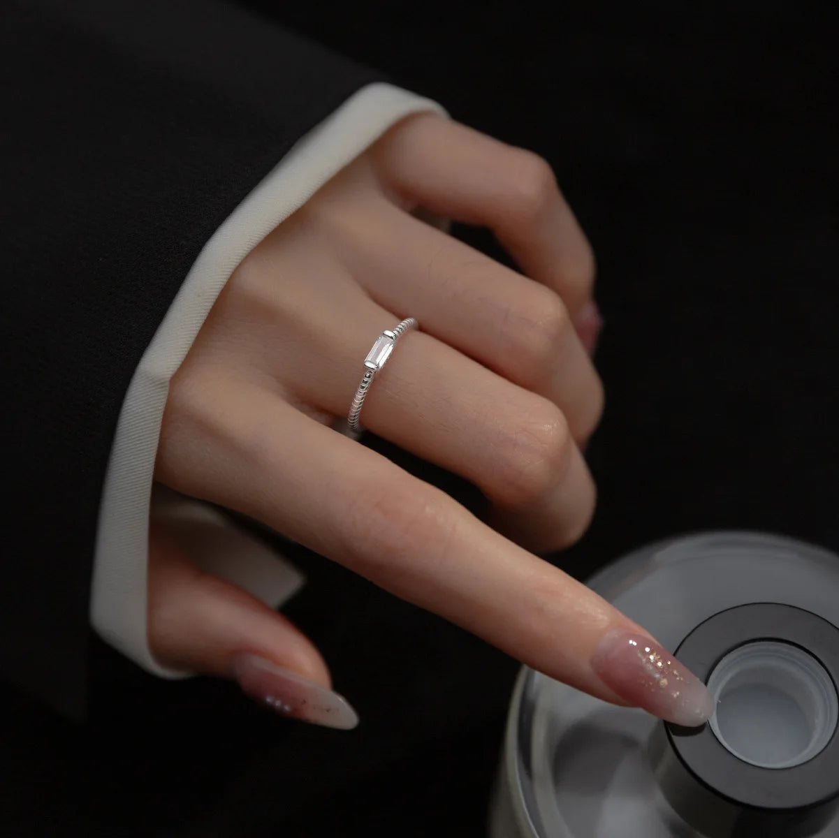 Delicate Artisan Silver Ring