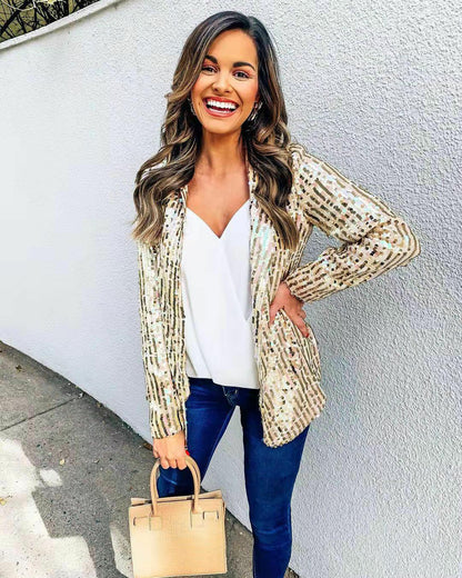 JO | Blazer with glitter