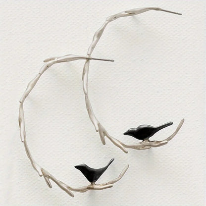 Vintage Handmade Silver Earring