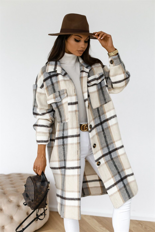JO | Stylish plaid jacket