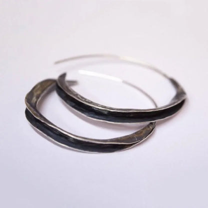 Vintage Handmade Silver Earring
