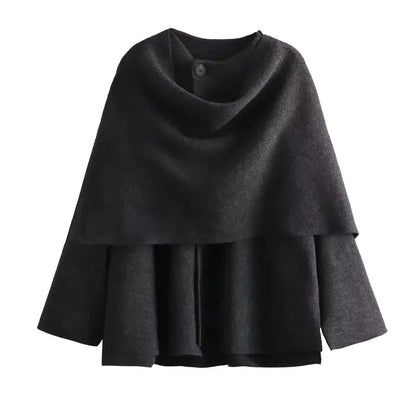 JO | Oversized jacket with scarf