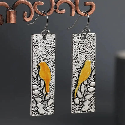 Vintage Handmade Silver Earring