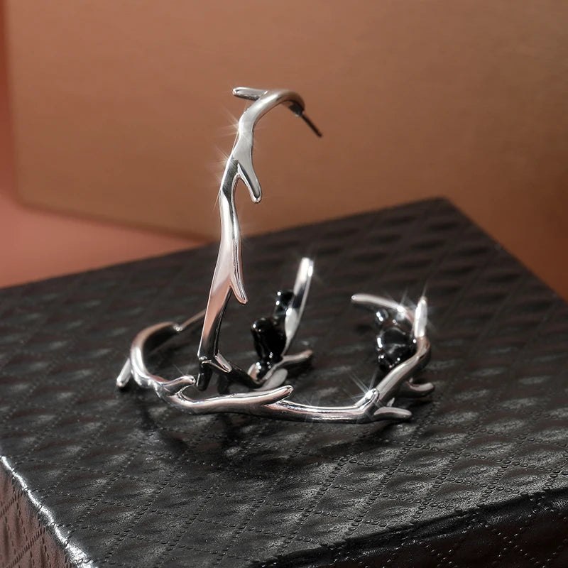 Vintage Handmade Silver Earring