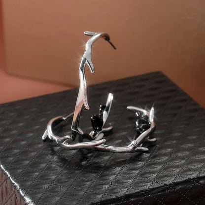 Vintage Handmade Silver Earring