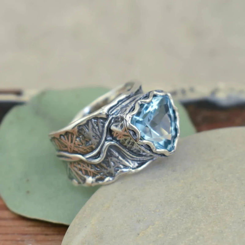Beautiful Silver Ring with Unique Style