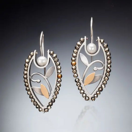 Vintage Handmade Silver Earring