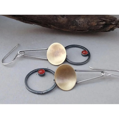 Vintage Handmade Silver Earring