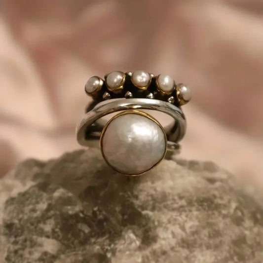 Stunning Pearl Ring for Daily Wear