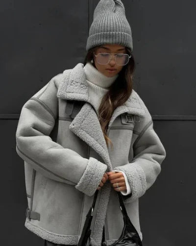 JO | Casual fur coat for women