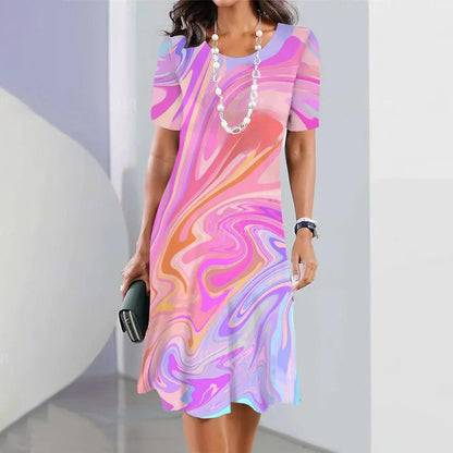 KS | Printed midi dress