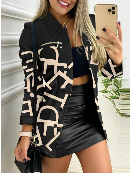 JO | Chic geometric jacket for women