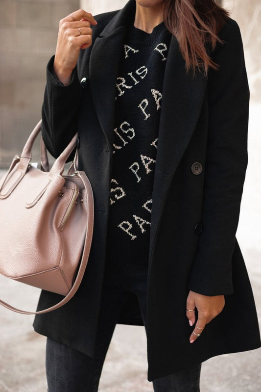 JO | Stylish jacket with buttons for women