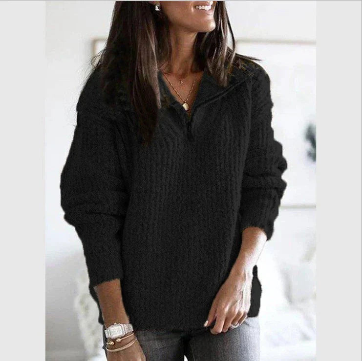 JO | Vintage sweater with zipper