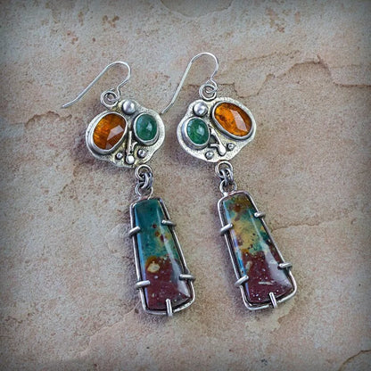 Beautiful Silver Earring with Unique Style